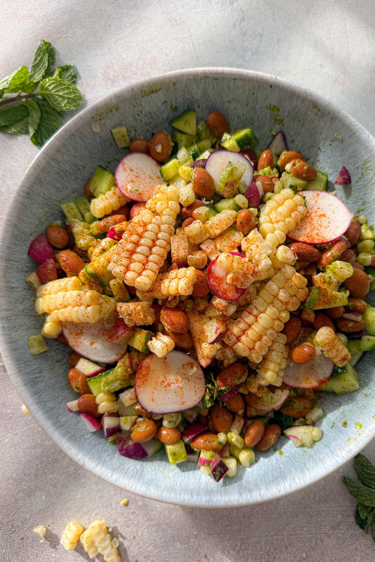 pinto beans salad recipe with corn
