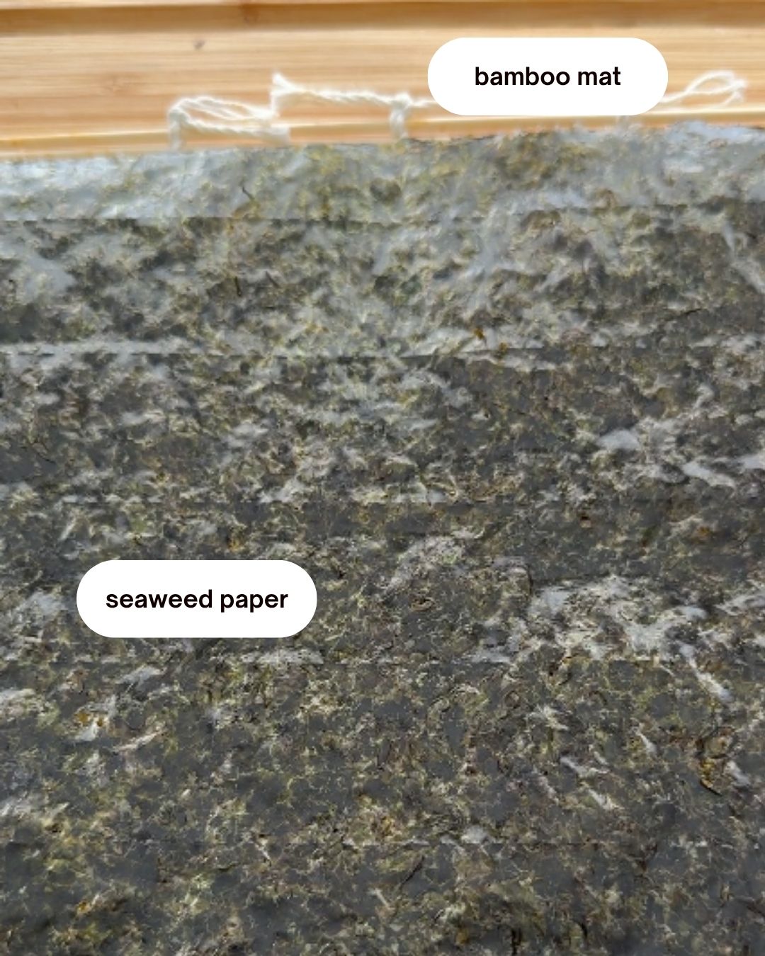 how to roll a kimbap with bamboo mat and seaweed paper