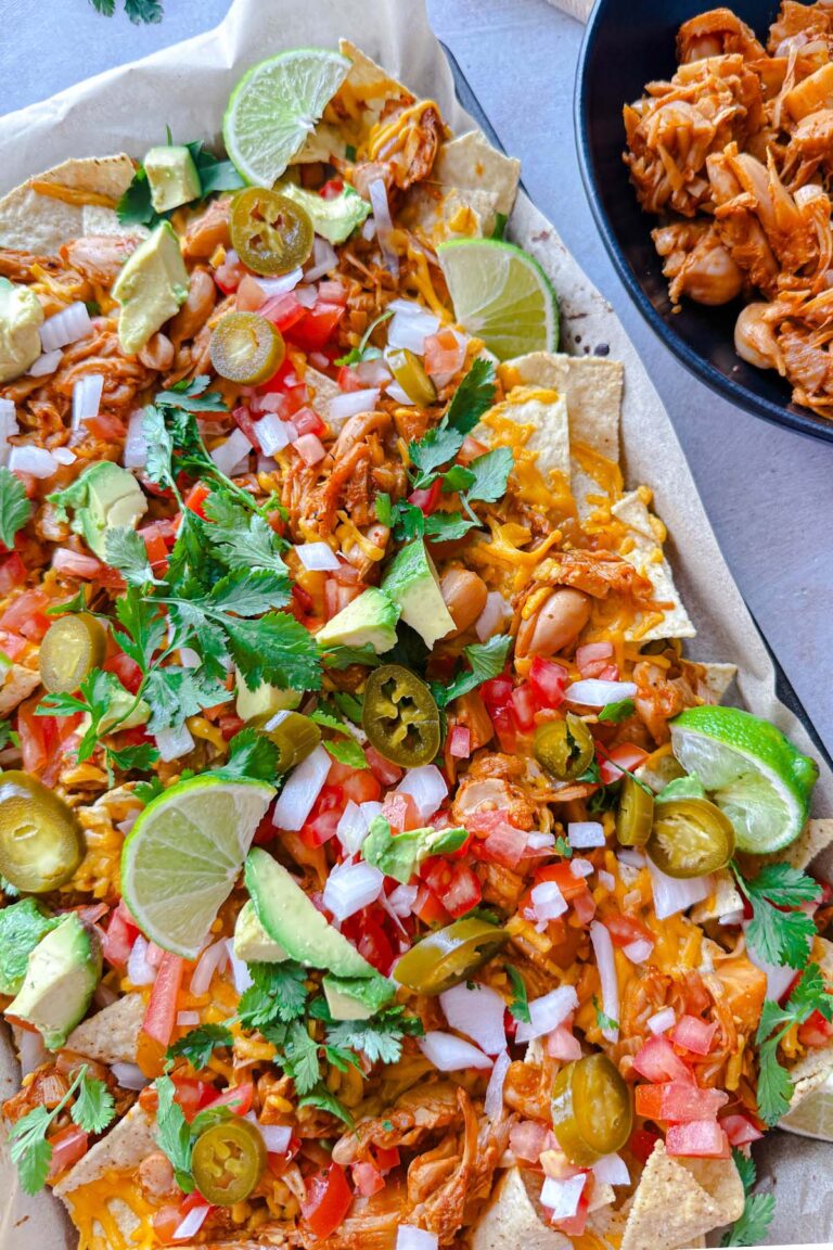 loaded nachos vegetarian friendly jackfruit nachos