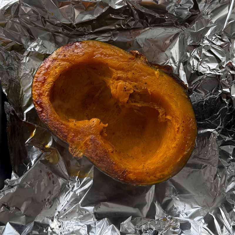roasted pumpkin for curry